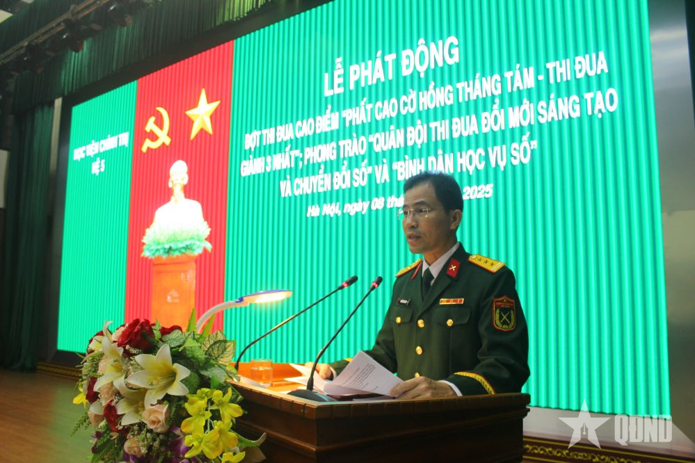 Hệ 5, Học viện Chính trị phát động đợt thi đua cao điểm 