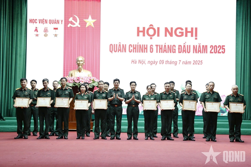 Học viện Quân y tổ chức Hội nghị Quân chính 6 tháng đầu năm 2025