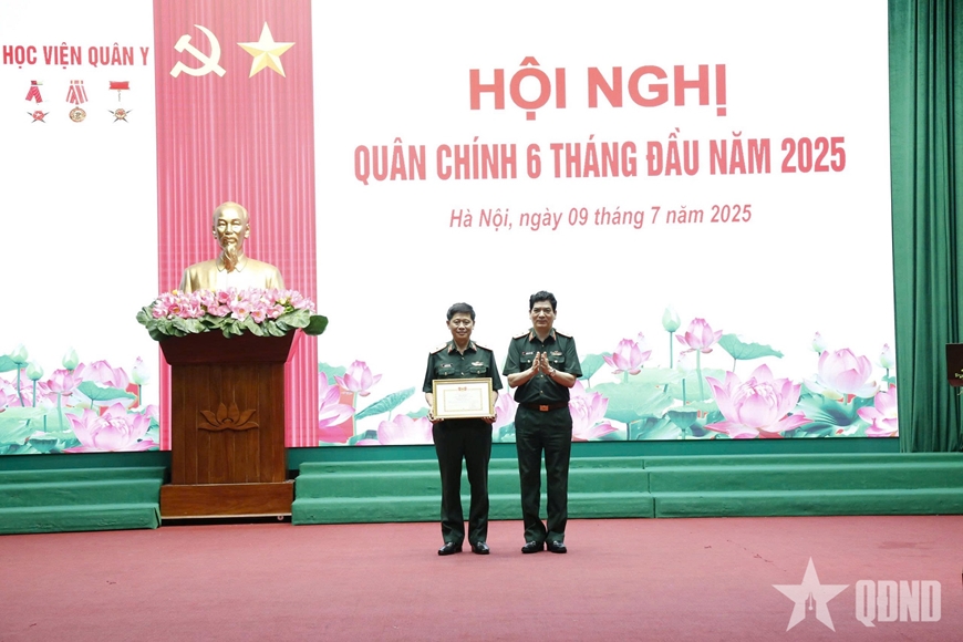 Học viện Quân y tổ chức Hội nghị Quân chính 6 tháng đầu năm 2025
