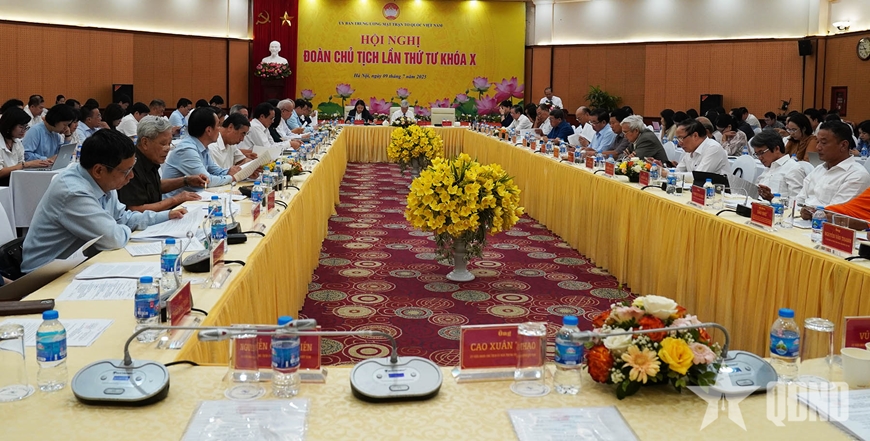 Hội nghị Đoàn Chủ tịch Ủy ban Trung ương Mặt trận Tổ quốc Việt Nam lần thứ tư khóa X