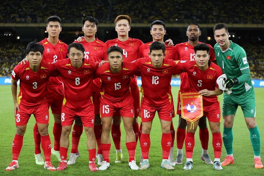 Đội tuyển Việt Nam đứng ở vị trí 113 thế giới trên bảng xếp hạng FIFA