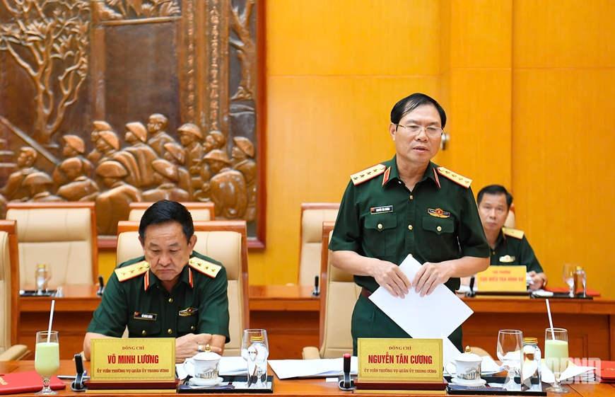 Thường vụ Quân ủy Trung ương cho ý kiến vào dự thảo văn kiện Đại hội đại biểu Đảng bộ Quân đội lần thứ XII
