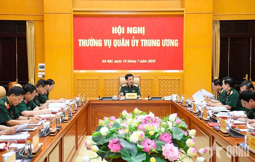 Thường vụ Quân ủy Trung ương cho ý kiến vào dự thảo văn kiện Đại hội đại biểu Đảng bộ Quân đội lần thứ XII