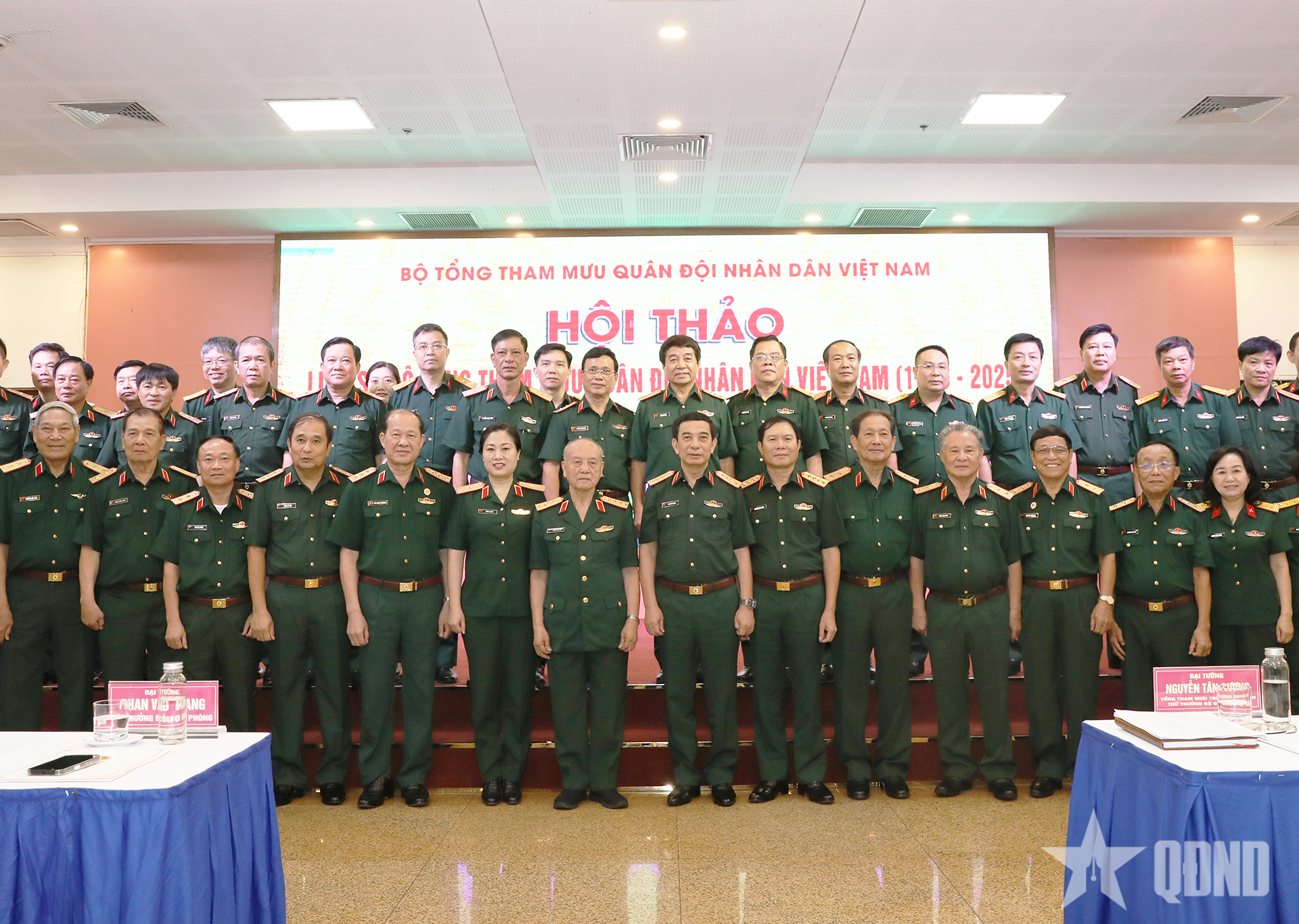 Đại tướng Phan Văn Giang dự và chỉ đạo Hội thảo “Lịch sử Bộ Tổng Tham mưu Quân đội nhân dân Việt Nam (1945-2025)”