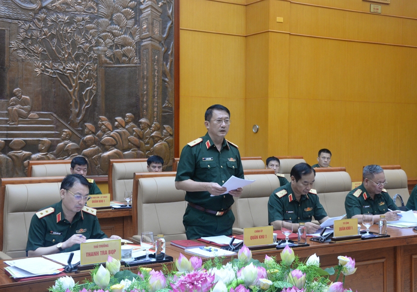Đại tướng Phan Văn Giang chủ trì Hội nghị thông qua công tác chuẩn bị Đại hội Đảng của Đảng bộ Tổng cục II và Đảng bộ Quân khu 1