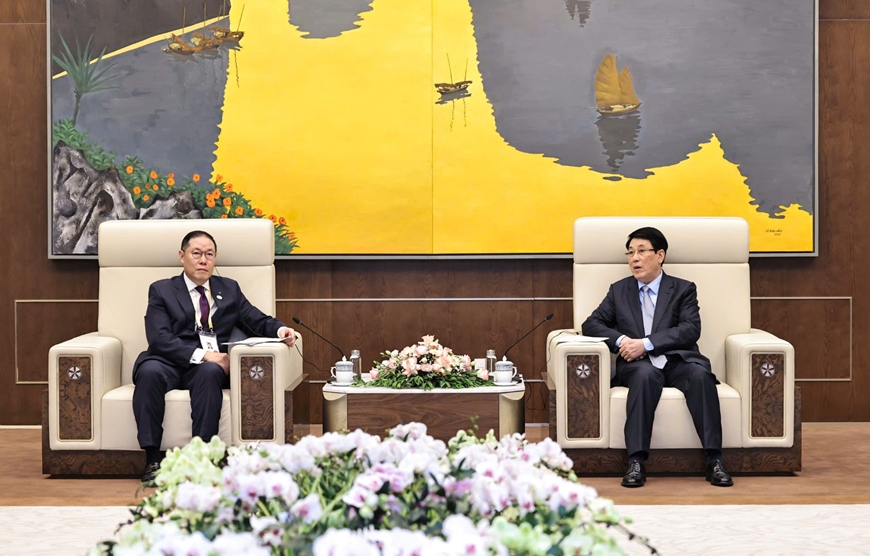 Chủ tịch nước Lương Cường tiếp Chủ tịch Hội đồng tư vấn kinh doanh APEC 2025