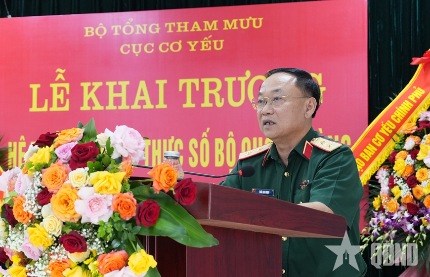 Khai trương Hệ thống chứng thực số Bộ Quốc phòng