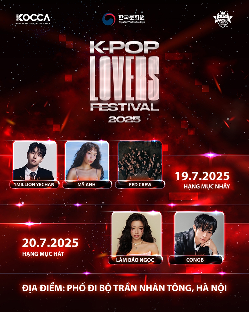Lễ hội K-pop Lovers Festival 2025 tại Việt Nam