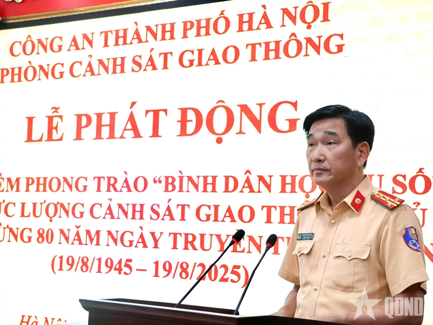 Phòng Cảnh sát giao thông Hà Nội phát động phong trào “Bình dân học vụ số” 