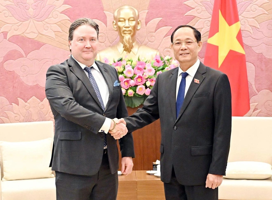 Phó chủ tịch Quốc hội Trần Quang Phương tiếp Đại sứ Hoa Kỳ tại Việt Nam