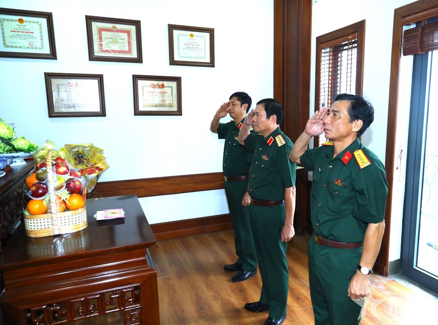 Đại tướng Nguyễn Tân Cương tri ân các đồng chí nguyên lãnh đạo Đảng, Nhà nước, Quân đội