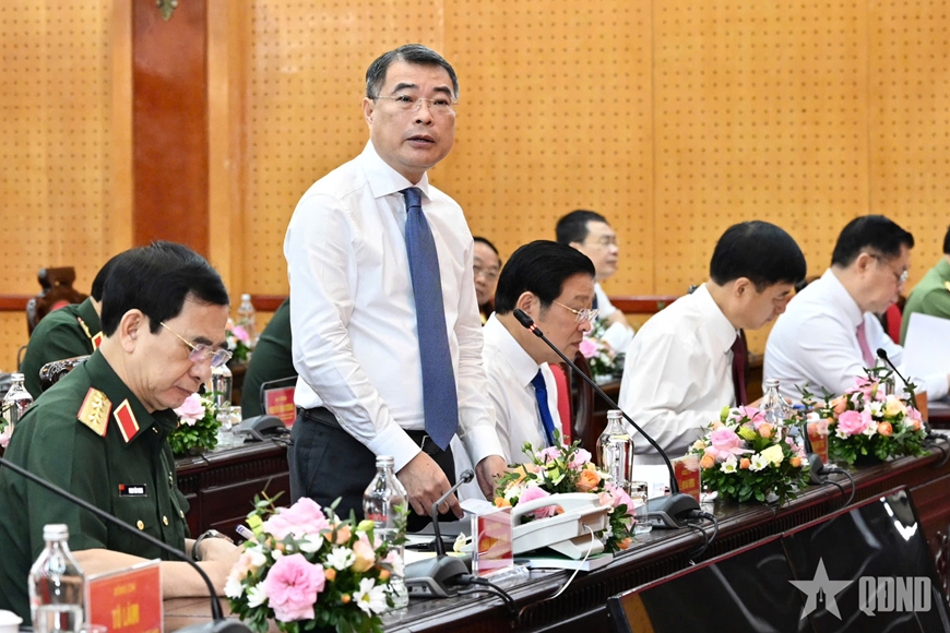 Tổng Bí thư Tô Lâm, Bí thư Quân ủy Trung ương làm việc với Tổng cục Chính trị Quân đội nhân dân Việt Nam