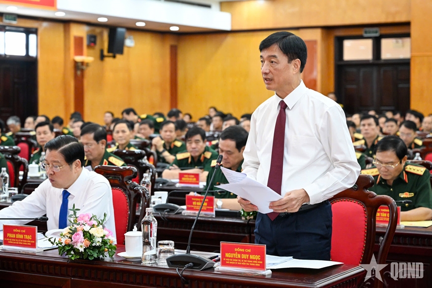 Tổng Bí thư Tô Lâm, Bí thư Quân ủy Trung ương làm việc với Tổng cục Chính trị Quân đội nhân dân Việt Nam