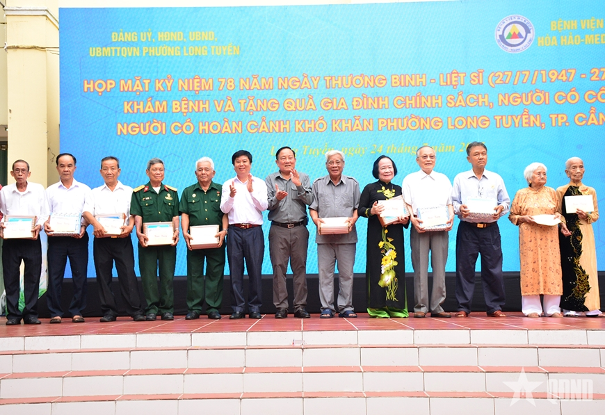 Bệnh viện Đa khoa Hòa Hảo-Medic Cần Thơ khám bệnh tri ân gia đình chính sách