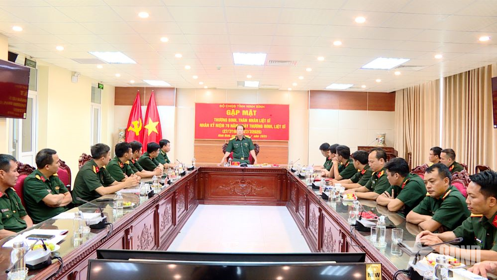Bộ CHQS tỉnh Ninh Bình triển khai nhiệm vụ quốc phòng, quân sự địa phương 6 tháng cuối năm 2025