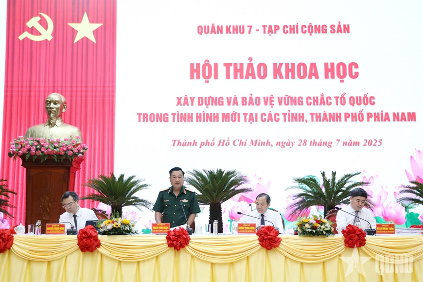 Hội thảo khoa học: Xây dựng và bảo vệ Tổ quốc trong tình hình mới tại các tỉnh, thành phố phía Nam