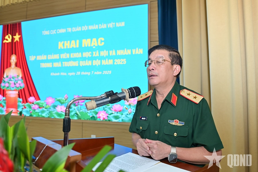 Tổng cục Chính trị Quân đội nhân dân Việt Nam tập huấn giảng viên khoa học xã hội và nhân văn