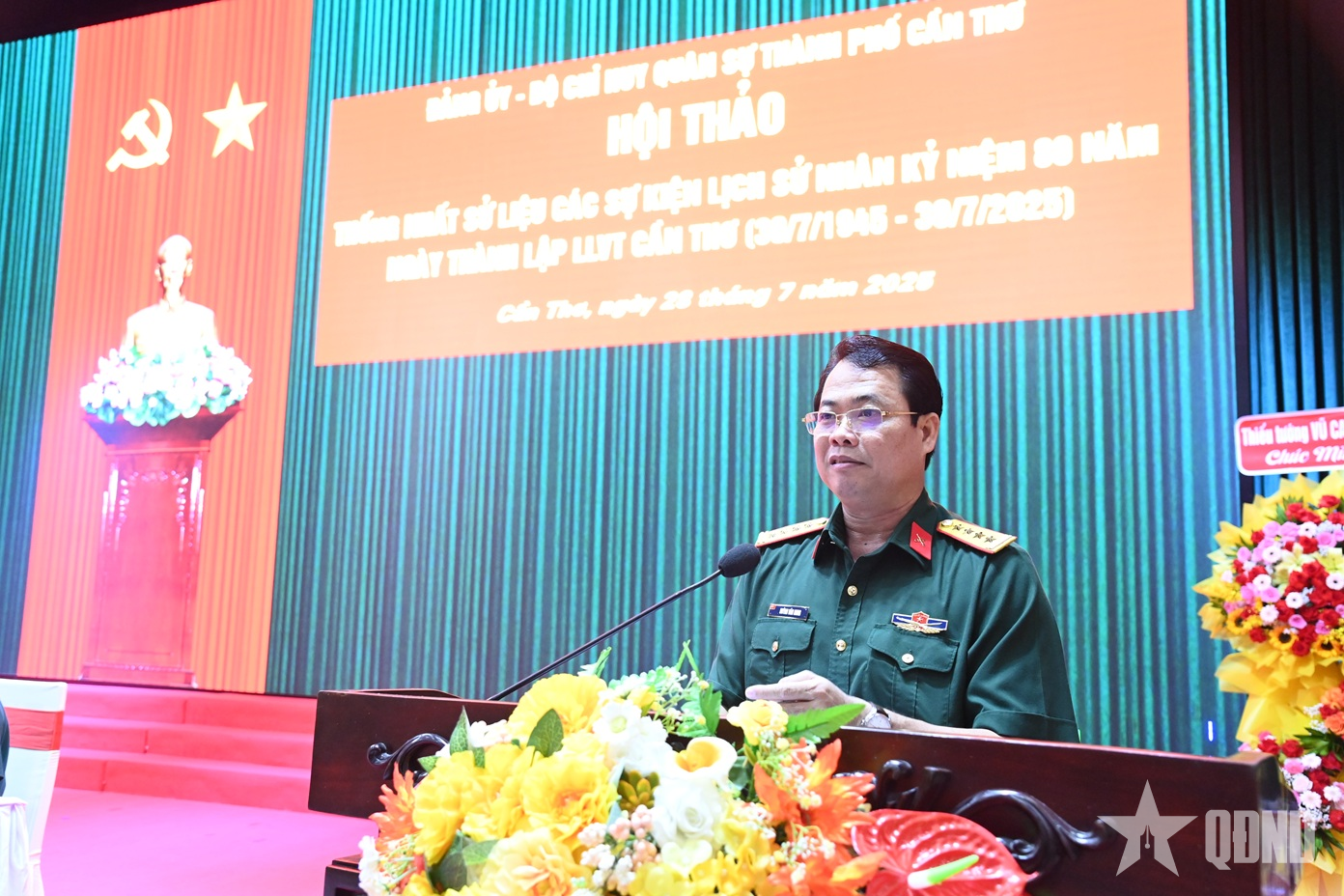 Hội thảo thống nhất các sự kiện lịch sử kỷ niệm 80 năm thành lập LLVT Cần Thơ