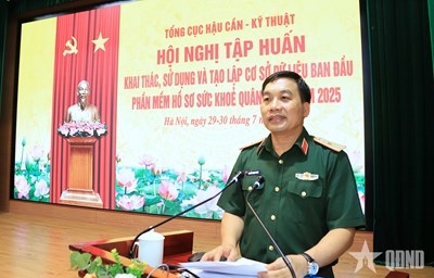Quân đội nâng cấp hồ sơ sức khỏe điện tử: Hàng ngàn quân nhân được tập huấn phần mềm mới