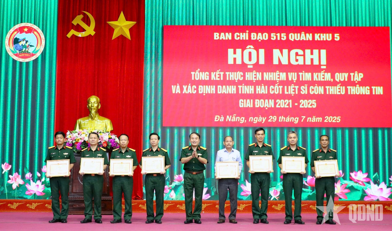 Quân khu 5: Tổng kết thực hiện nhiệm vụ tìm kiếm, quy tập và xác định danh tính hài cốt liệt sĩ còn thiếu thông tin giai đoạn 2021-2025