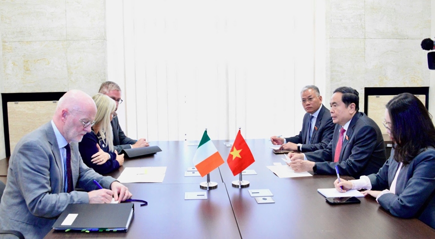 Chủ tịch Quốc hội Trần Thanh Mẫn gặp Tổng giám đốc Văn phòng LHQ tại Geneva và Chủ tịch Hạ viện Cộng hòa Ireland