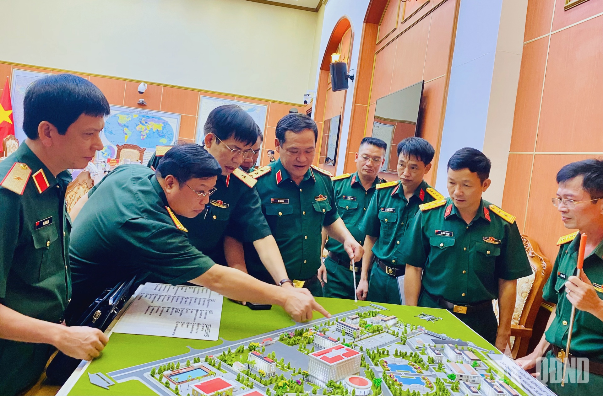 Quy hoạch, điều chỉnh tổng mặt bằng doanh trại cơ quan Quân khu bộ - Quân khu 4