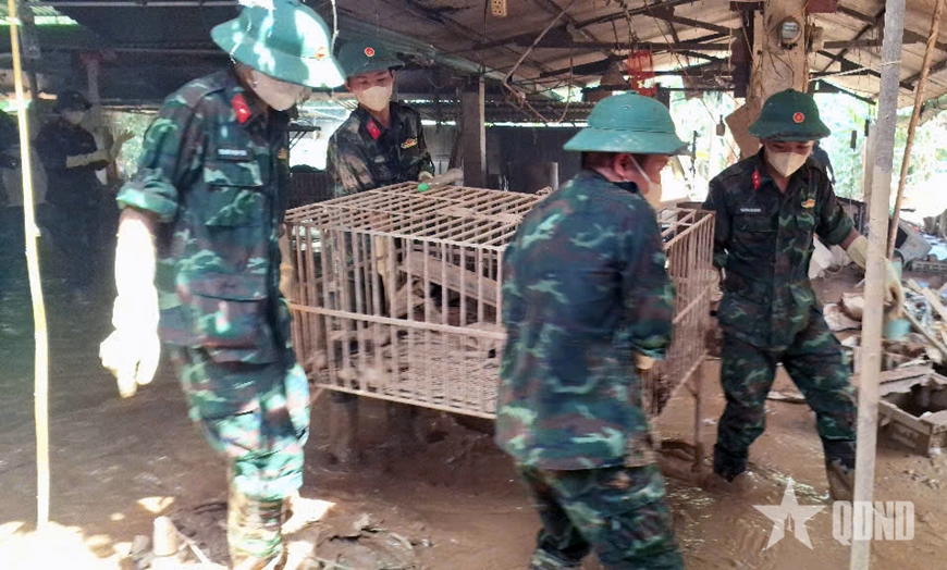Tăng sức người, sức của giúp nhân dân vùng lũ