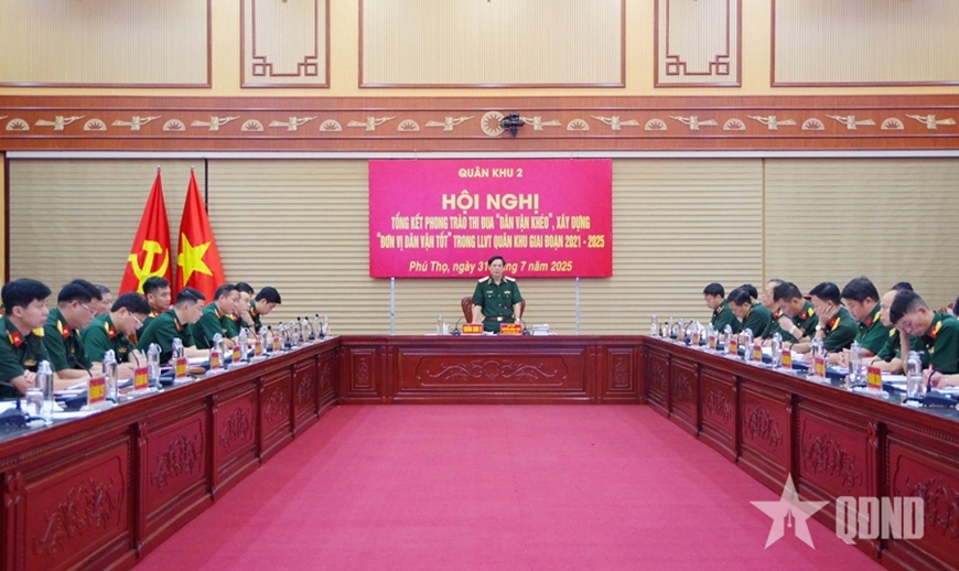 Quân khu 2 tổng kết Phong trào thi đua “Dân vận khéo”, xây dựng “Đơn vị dân vận tốt” giai đoạn 2021-2025