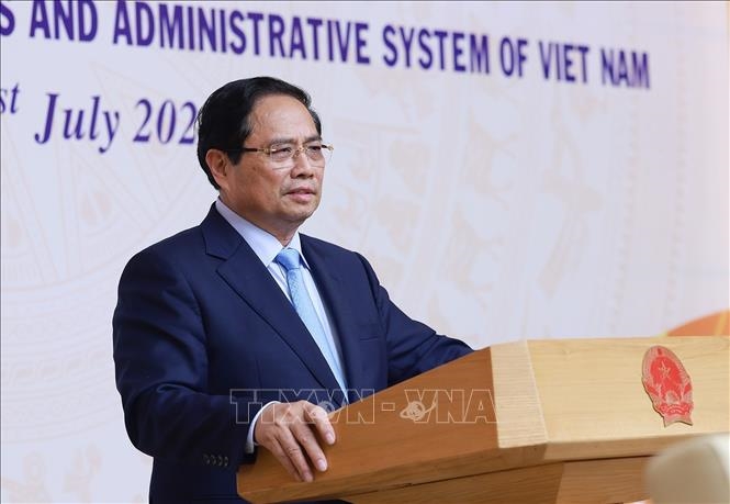 Thủ tướng Phạm Minh Chính gặp mặt Đoàn Ngoại giao tại Hà Nội thông tin về sắp xếp tổ chức bộ máy