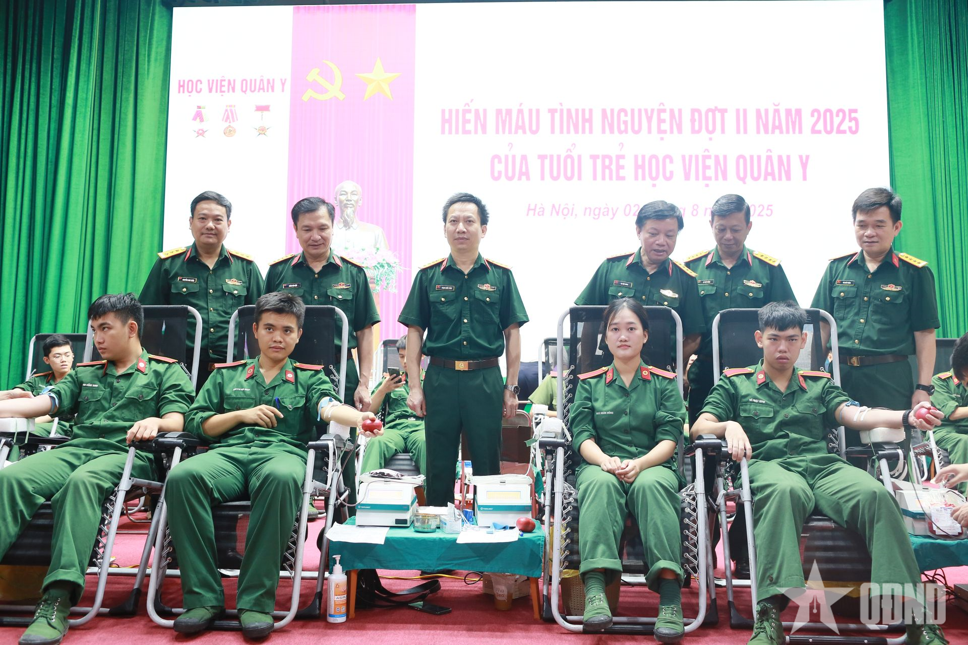 Tuổi trẻ Học viện Quân y lan tỏa nghĩa cử cao đẹp qua ngày hội hiến máu tình nguyện