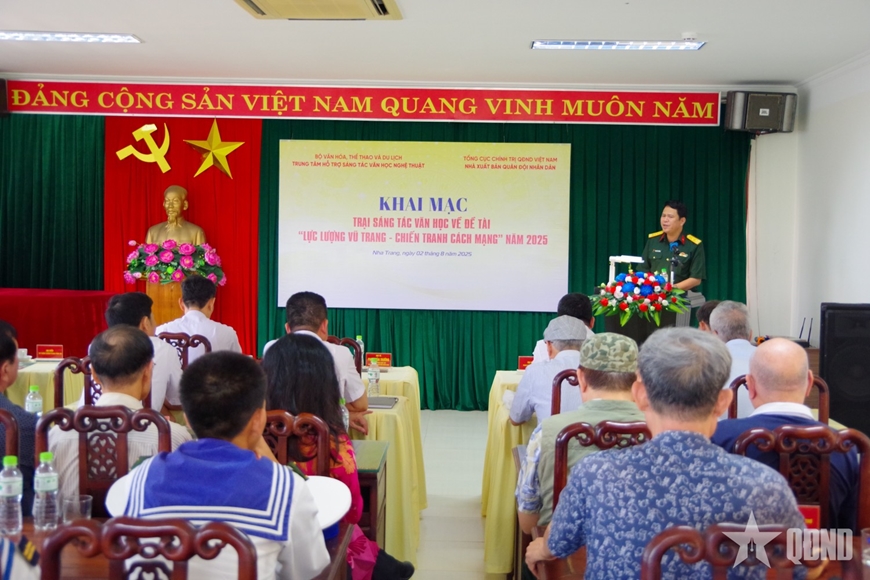 Khai mạc Trại sáng tác văn học về đề tài “Lực lượng vũ trang - Chiến tranh cách mạng”