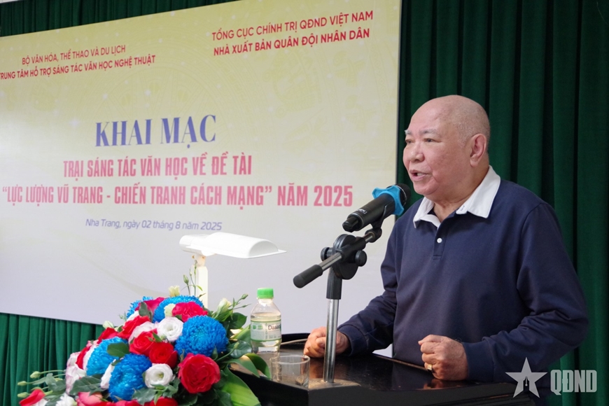 Khai mạc Trại sáng tác văn học về đề tài “Lực lượng vũ trang - Chiến tranh cách mạng”