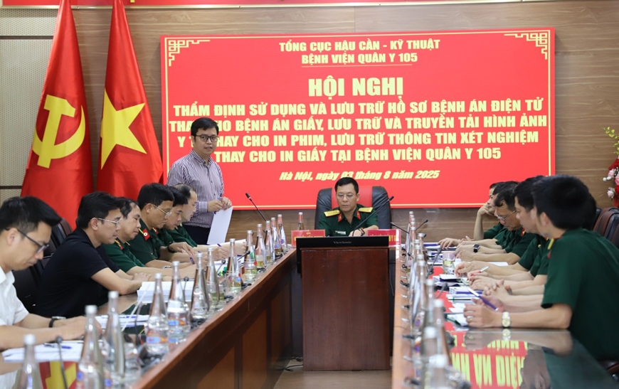 Bệnh viện Quân y 105 sẵn sàng triển khai bệnh án điện tử