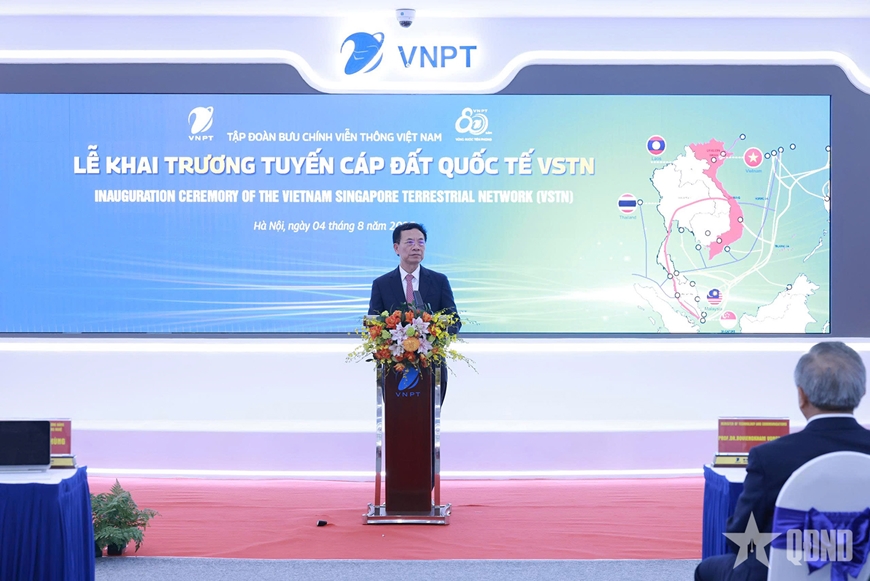 Khánh thành tuyến cáp quang quốc tế đầu tiên do doanh nghiệp Việt Nam làm chủ đầu tư