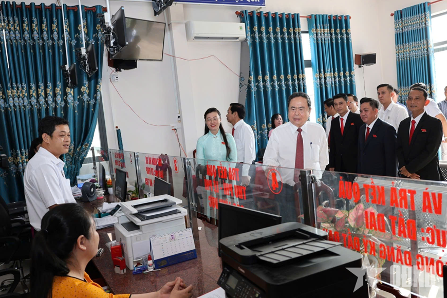 Chủ tịch Quốc hội Trần Thanh Mẫn dự Đại hội Đảng bộ xã Thạnh Xuân, thành phố Cần Thơ