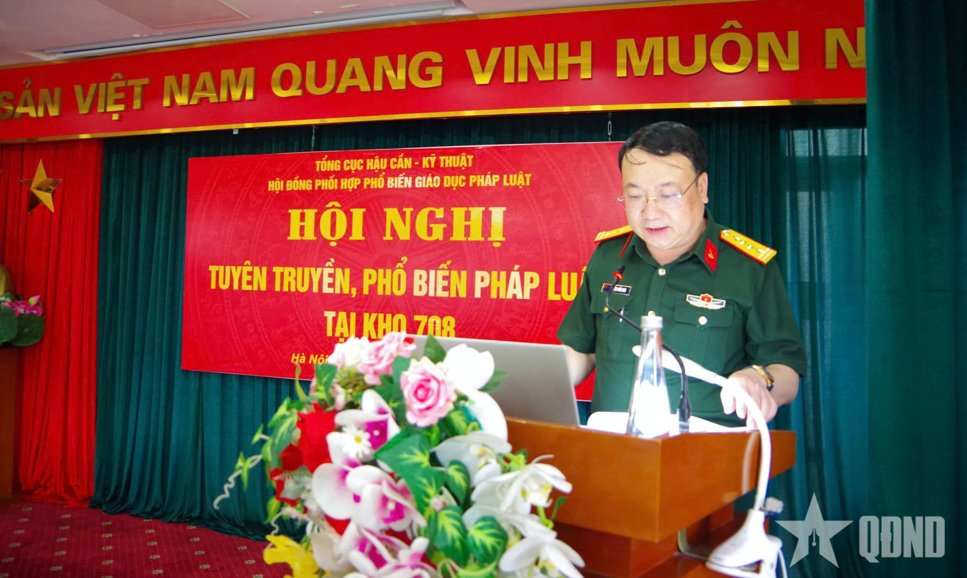 Tổng cục Hậu cần-Kỹ thuật tổ chức tuyên truyền phổ biến, giáo dục pháp luật tại Kho 708, Cục Quân y