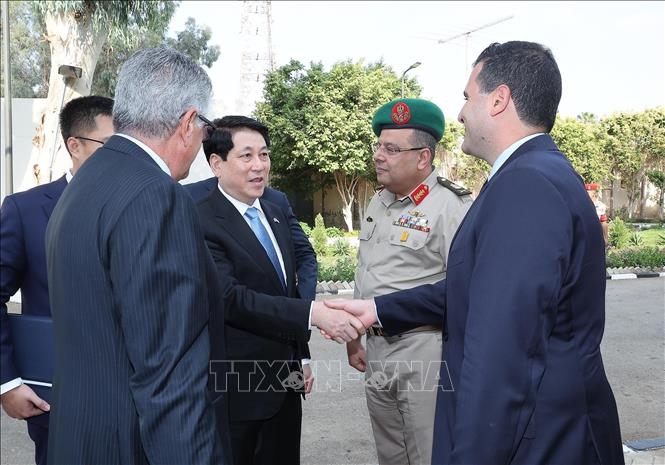 Chủ tịch nước Lương Cường và phu nhân thăm Bảo tàng Gamal Abdel Nasser