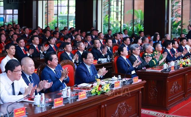 Thủ tướng Phạm Minh Chính dự Đại hội đại biểu Đảng bộ Bộ Xây dựng nhiệm kỳ 2025 - 2030