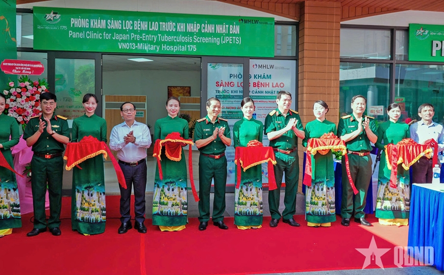 Bệnh viện Quân y 175 triển khai phòng khám sàng lọc lao trước khi nhập cảnh Nhật Bản