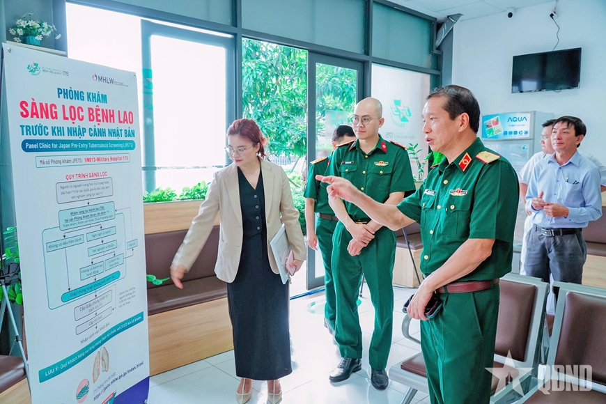 Bệnh viện Quân y 175 triển khai phòng khám sàng lọc lao trước khi nhập cảnh Nhật Bản