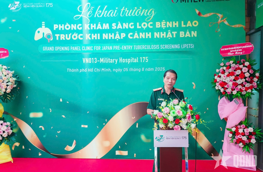 Bệnh viện Quân y 175 triển khai phòng khám sàng lọc lao trước khi nhập cảnh Nhật Bản