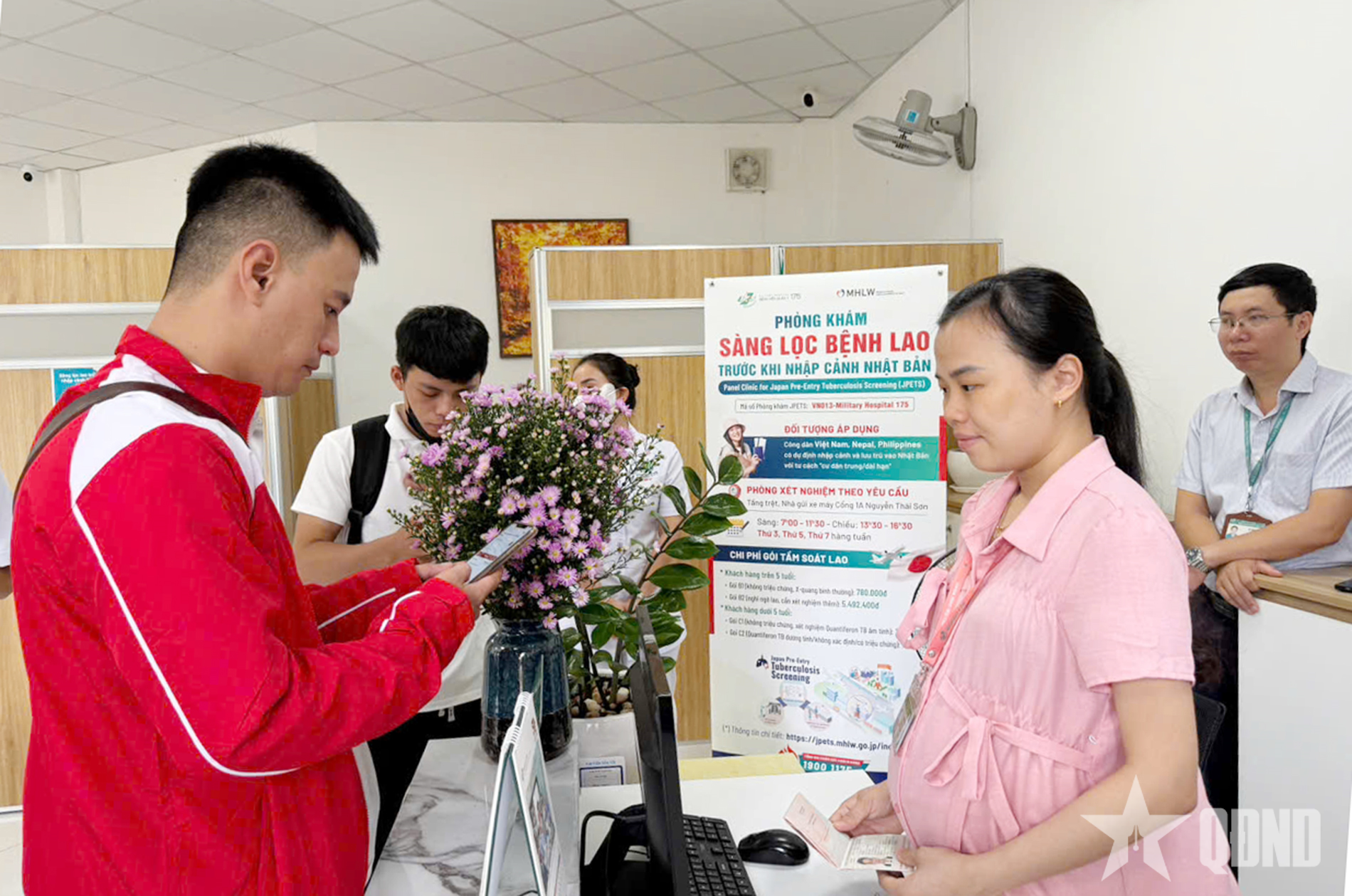 Bệnh viện Quân y 175 triển khai phòng khám sàng lọc lao trước khi nhập cảnh Nhật Bản