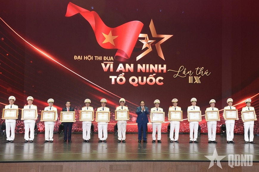 Thủ tướng Phạm Minh Chính dự Đại hội thi đua “Vì an ninh Tổ quốc” lần thứ IX