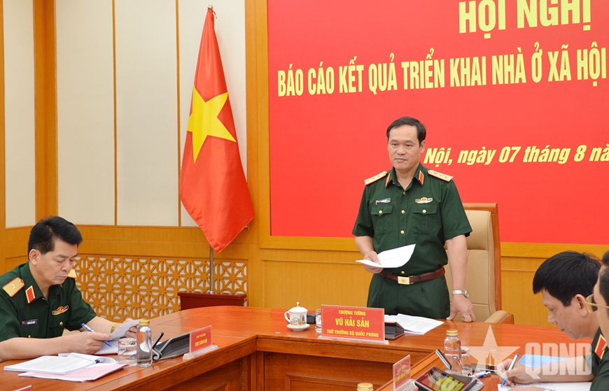 Thượng tướng Vũ Hải Sản: Đẩy mạnh triển khai nhà ở xã hội trong Bộ Quốc phòng