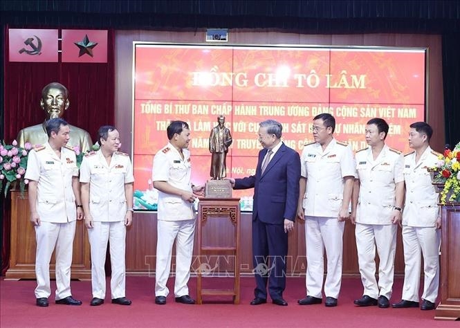 Tổng Bí thư Tô Lâm thăm, làm việc với Cục Cảnh sát hình sự