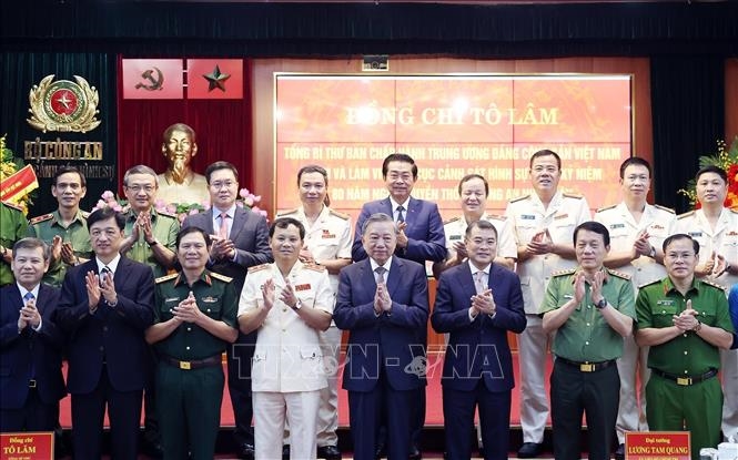 Tổng Bí thư Tô Lâm thăm, làm việc với Cục Cảnh sát hình sự