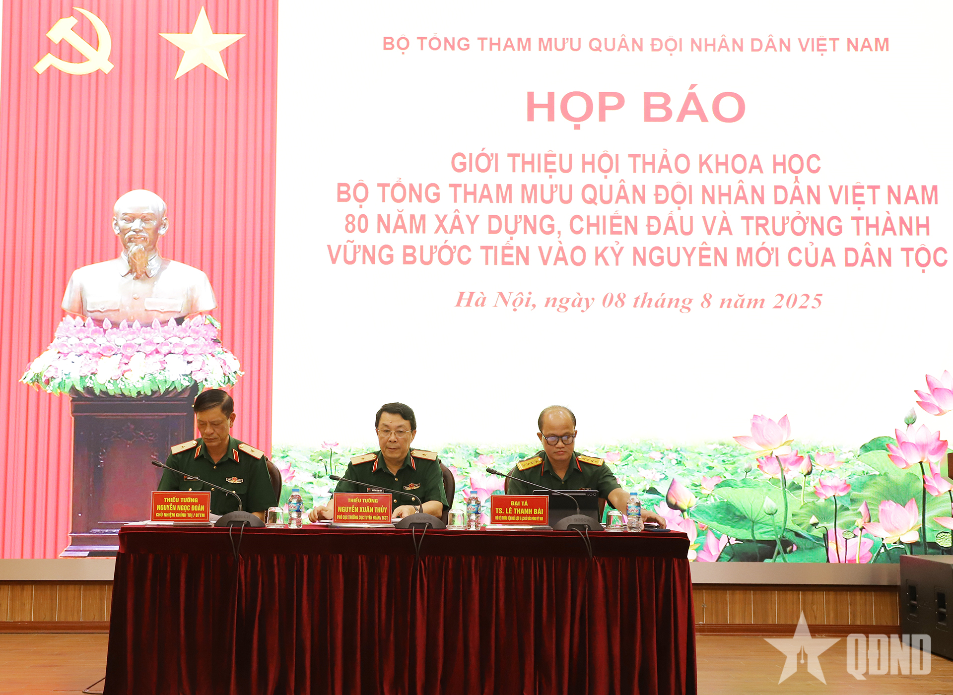 Hội thảo khoa học về 80 năm Bộ Tổng Tham mưu QĐND Việt Nam được tổ chức ngày 14-8