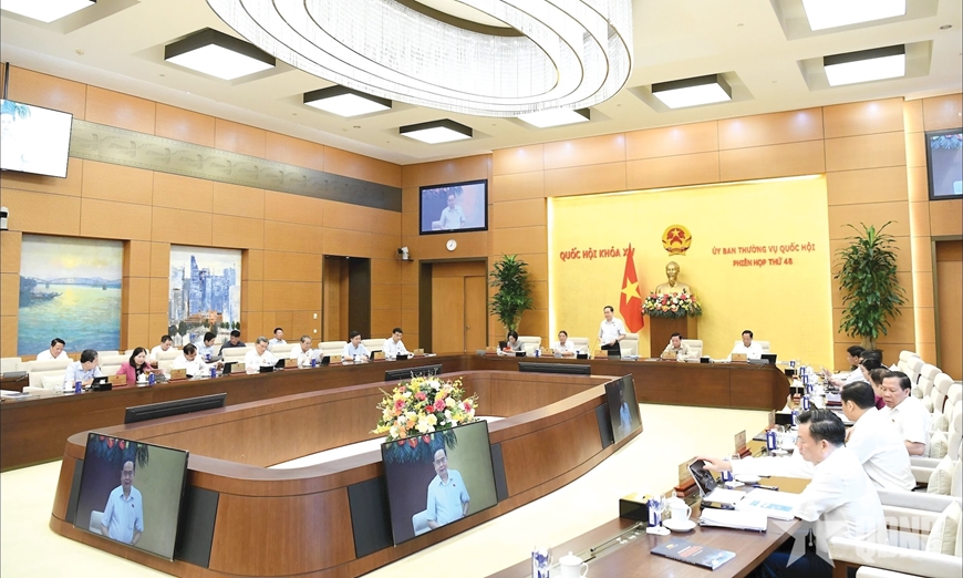 Khai mạc Phiên họp thứ 48 của Ủy ban Thường vụ Quốc hội