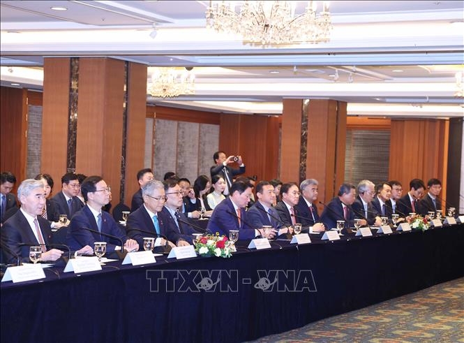 Tổng Bí thư Tô Lâm gặp gỡ lãnh đạo một số tập đoàn lớn của Hàn Quốc