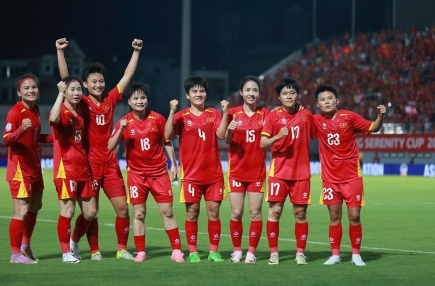 Thắng Thái Lan 1-0, đội tuyển nữ Việt Nam vào bán kết giải Đông Nam Á với ngôi nhất bảng